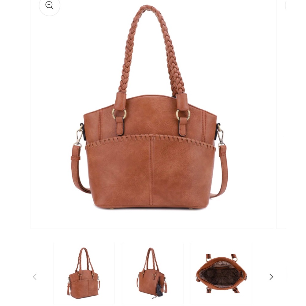 Jesse James Locking Compartment Tote Purse